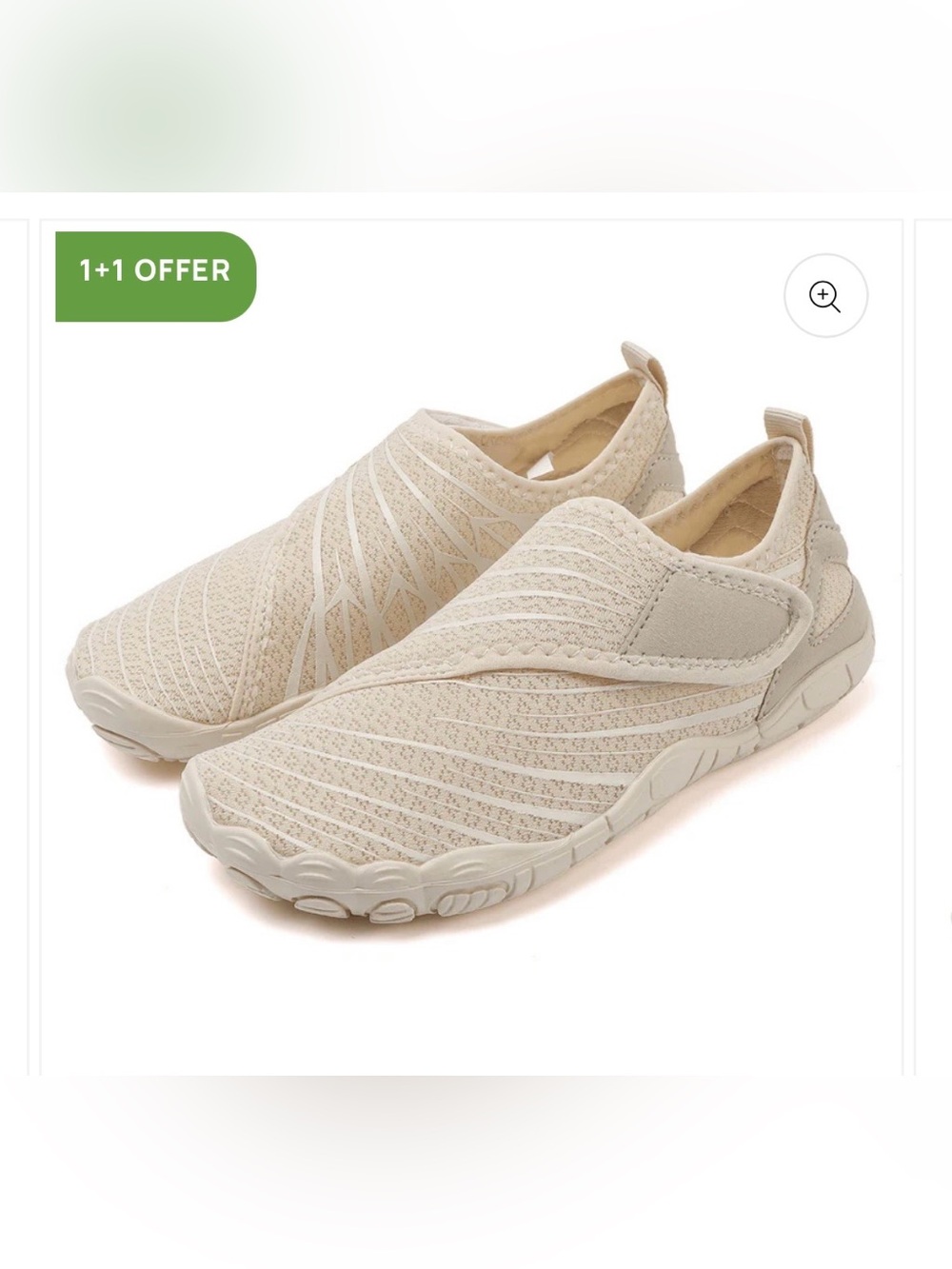 Voya Barefoot Solyn Shoes - Cream NWT - Picture 6 of 11